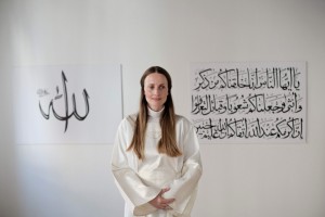 This picture taken in 2016 shows Sherin Khankan of Denmarka, the female-led mosque posing for a photo in Copenhagen, Denmark. "Talking about women's rights is not a Western phenomenon, it's an Islamic ideal," Sherin Khankan -- one of the five female imams-in-training -- told AFP in a sparsely furnished room where the weekly prayers are held - Denmark OUT  / AFP / Scanpix Denmark / Scanpix / Betina Garcia