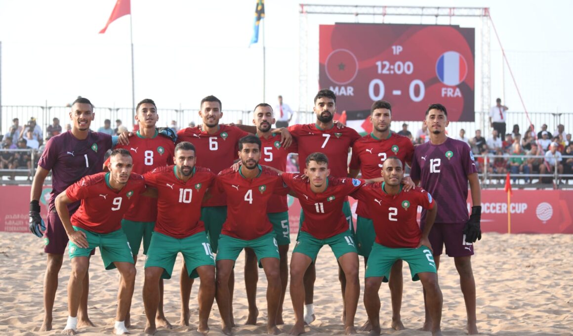 المنتخب الوطني لكرة القدم الشاطئية بكأس الدار البيضاء الدولية